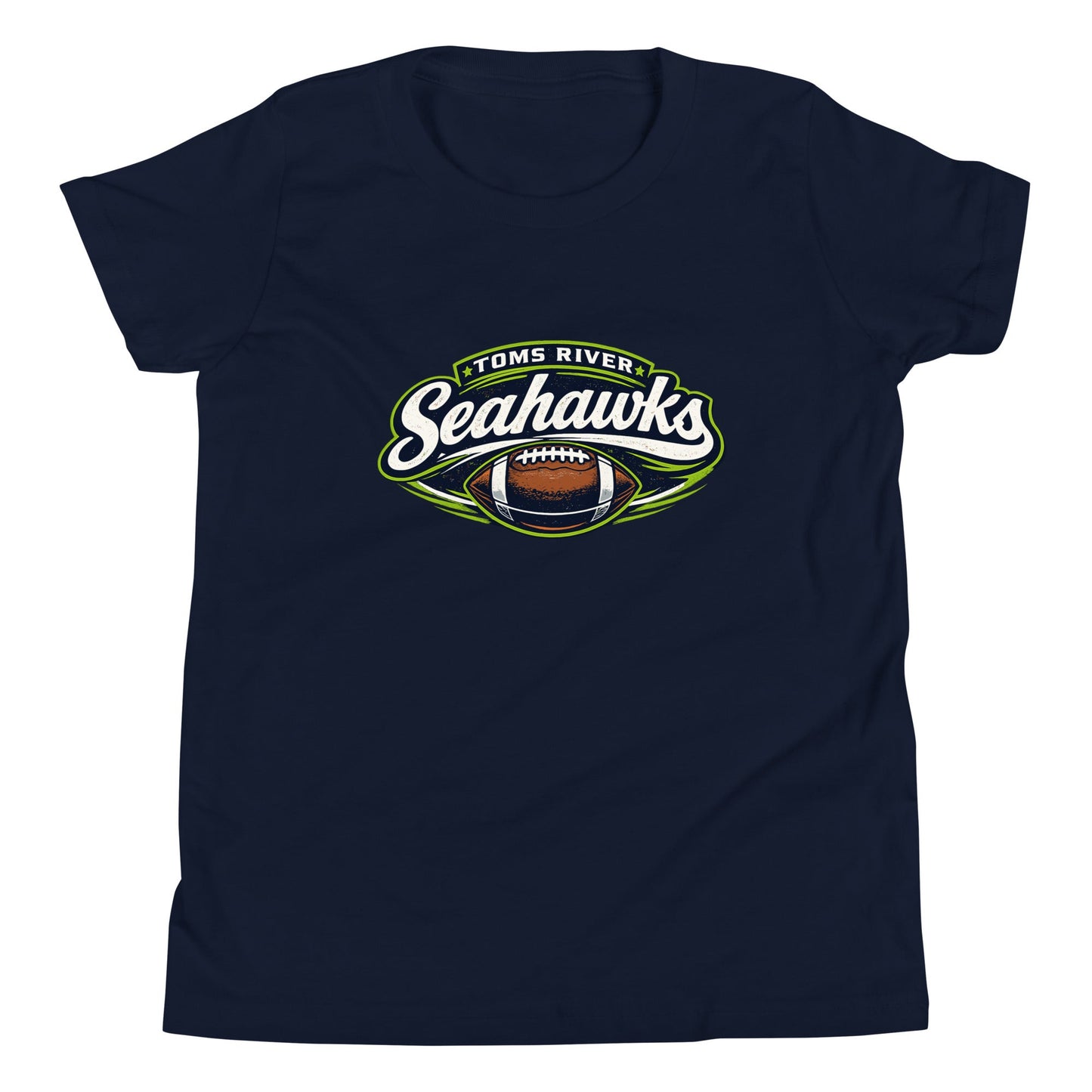 Performance | Youth T-Shirt | Toms River Seahawks | Football Emblem Logo