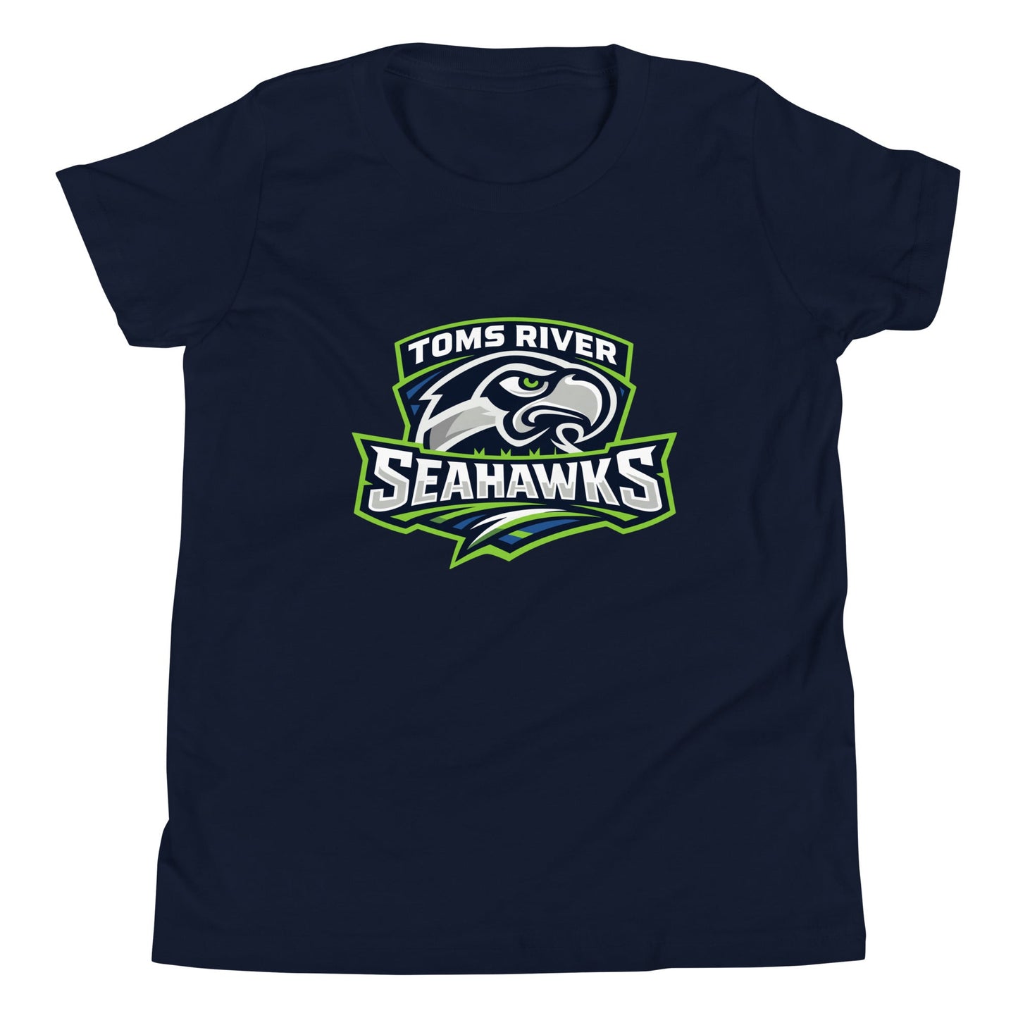 Performance | Youth T-Shirt | Toms River Seahawks | Mascot Script Logo