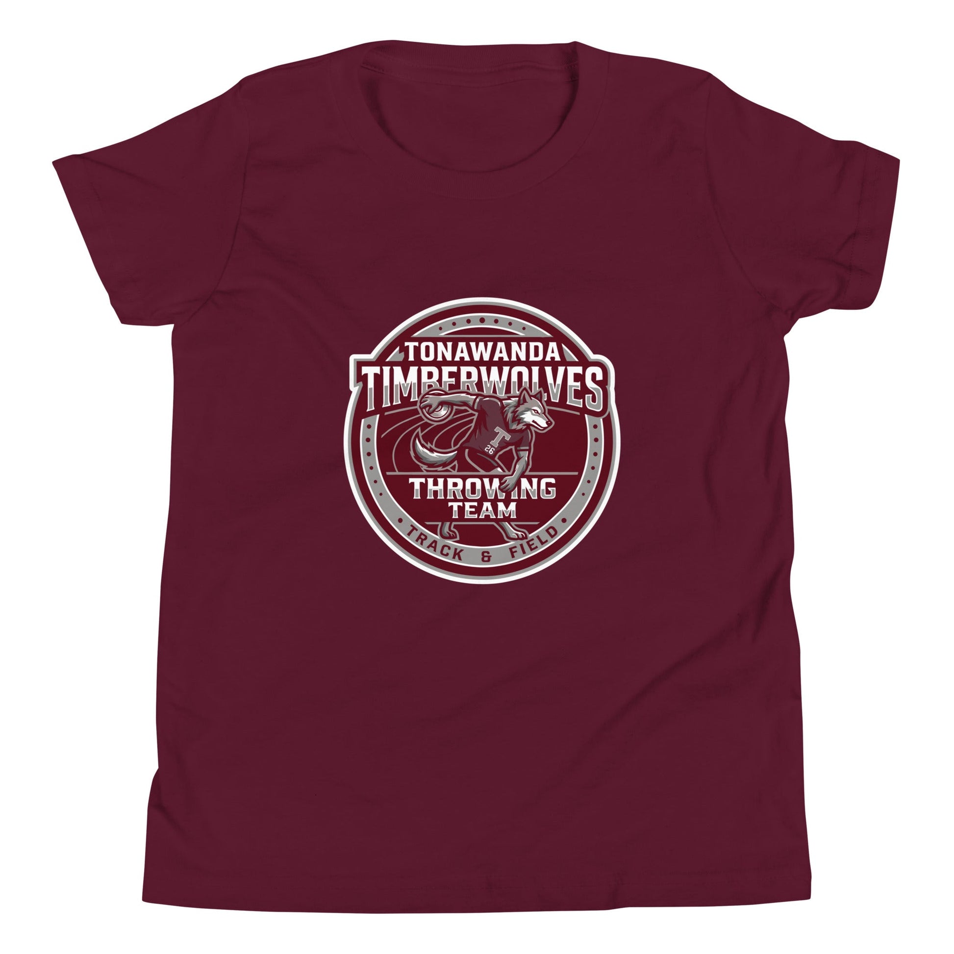 Performance | Youth T-Shirt | Tonawanda High School Track and Field | Throwing Team Logo