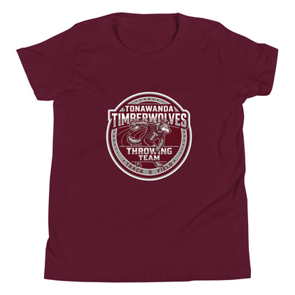 Performance | Youth T-Shirt | Tonawanda High School Track and Field | Throwing Team Logo