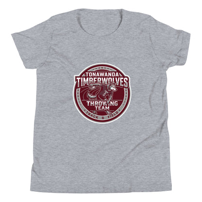 Performance | Youth T-Shirt | Tonawanda High School Track and Field | Throwing Team Logo