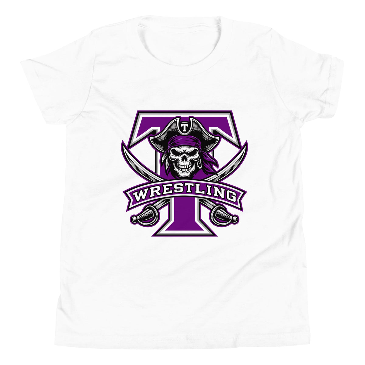 Performance | Youth T-Shirt | Tottenville wrestling club | Emblem Logo