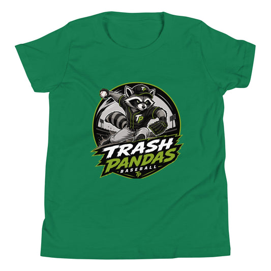 Performance | Youth T-Shirt | Trash Pandas Baseball Organization | Vanguard Logo