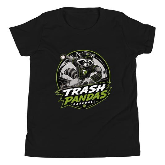 Performance | Youth T-Shirt | Trash Pandas Baseball Organization | Vanguard Logo