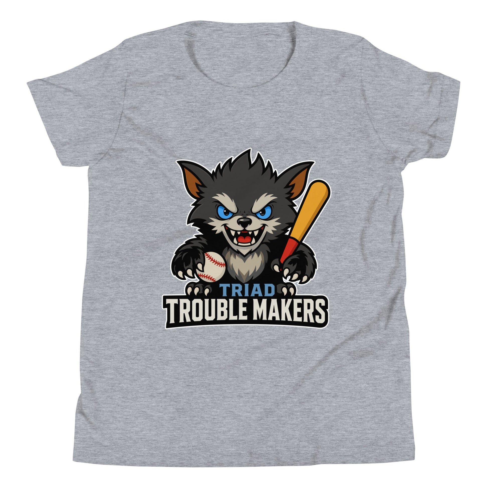 Performance | Youth T-Shirt | Triad Troublemakers | Mascot Logo