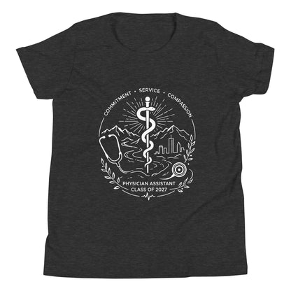 Performance | Youth T-Shirt | Trine PA program | Crest Logo