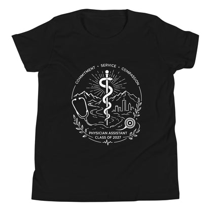 Performance | Youth T-Shirt | Trine PA program | Crest Logo
