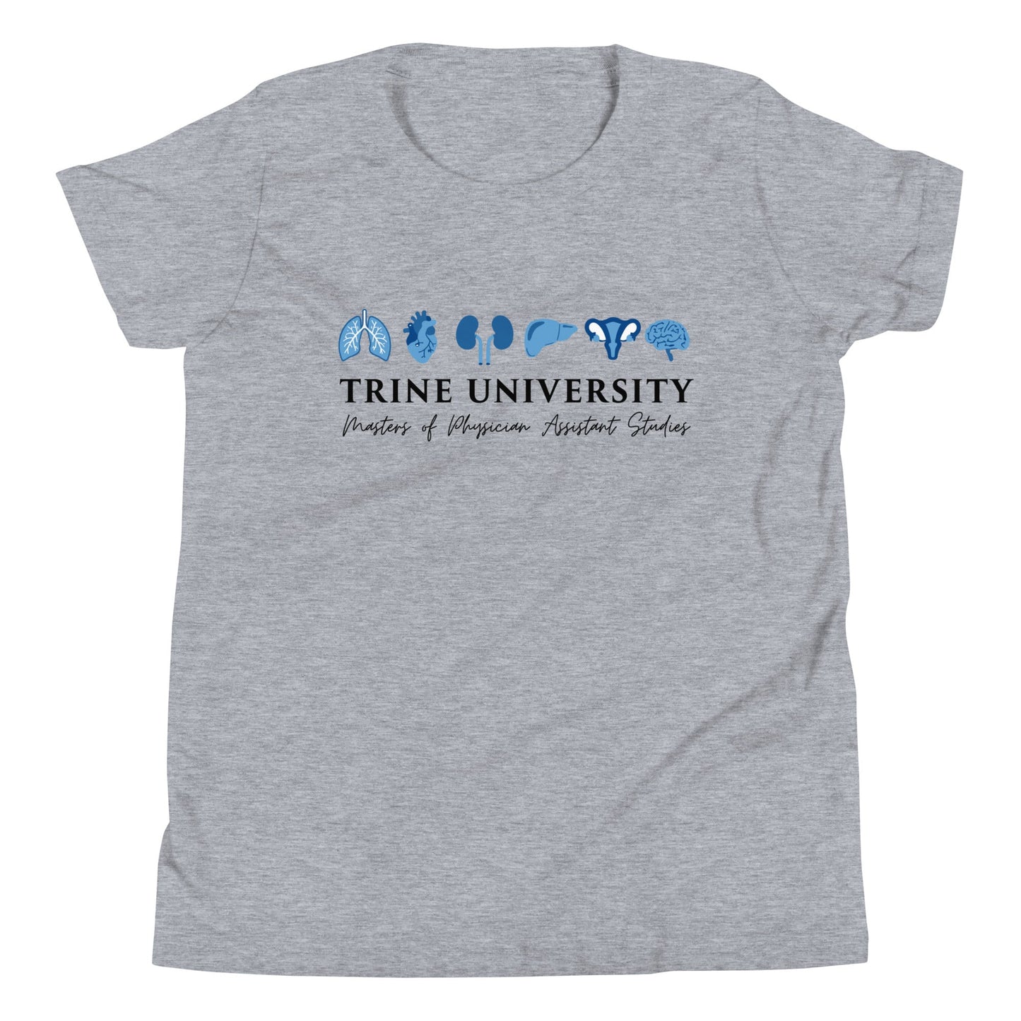 Performance | Youth T-Shirt | Trine PA program | Modern Script Logo