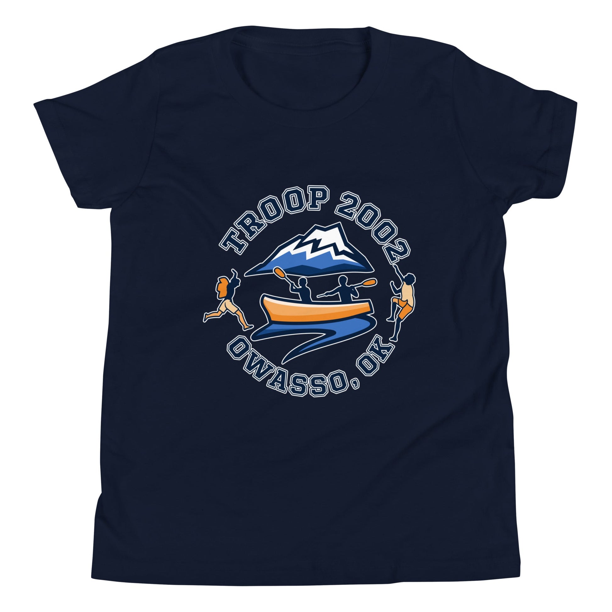 Performance | Youth T-Shirt | Troop 2002 | Trailblazer Crest Logo