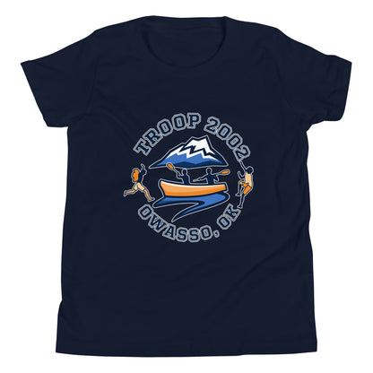Performance | Youth T-Shirt | Troop 2002 | Trailblazer Crest Logo