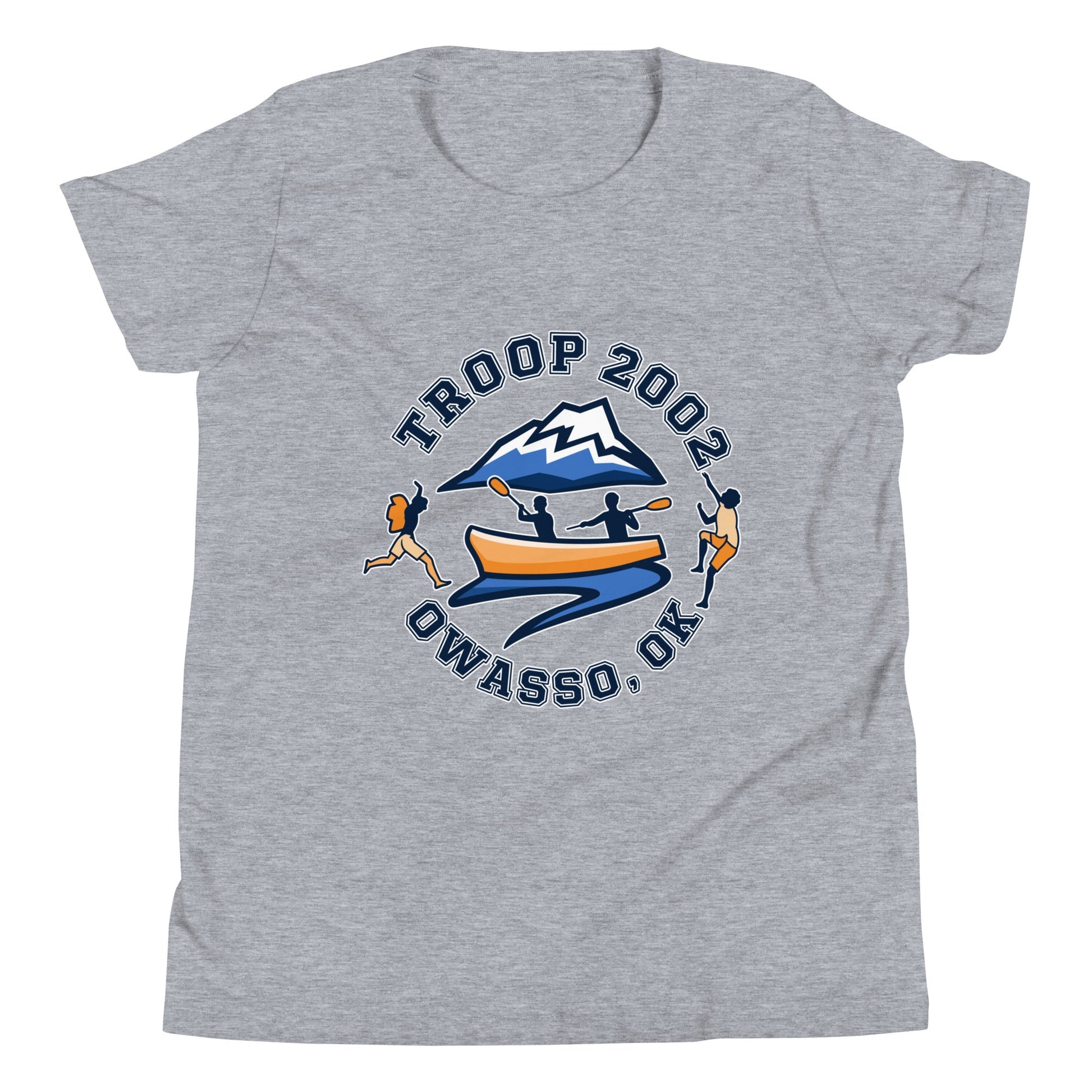 Performance | Youth T-Shirt | Troop 2002 | Trailblazer Crest Logo