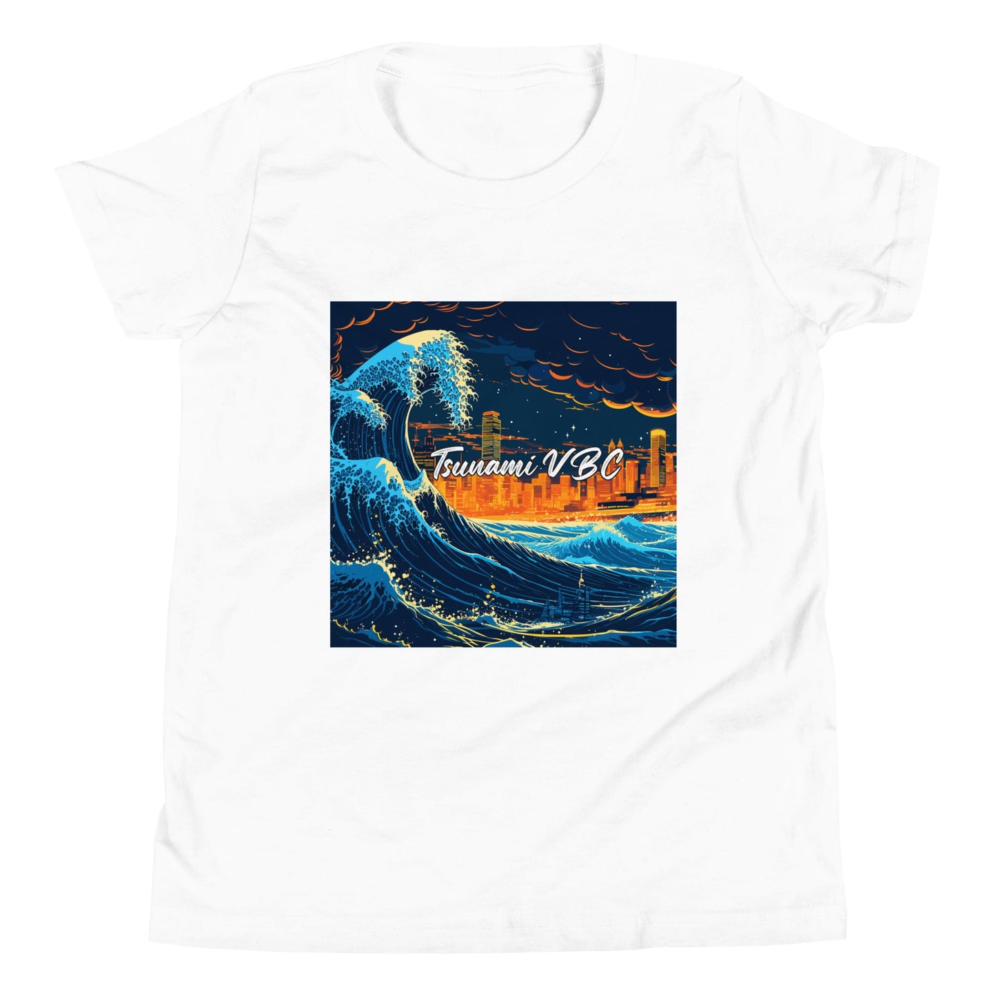 Performance | Youth T-Shirt | Tsunami Volleyball Club | Glow Tide Athletics Logo