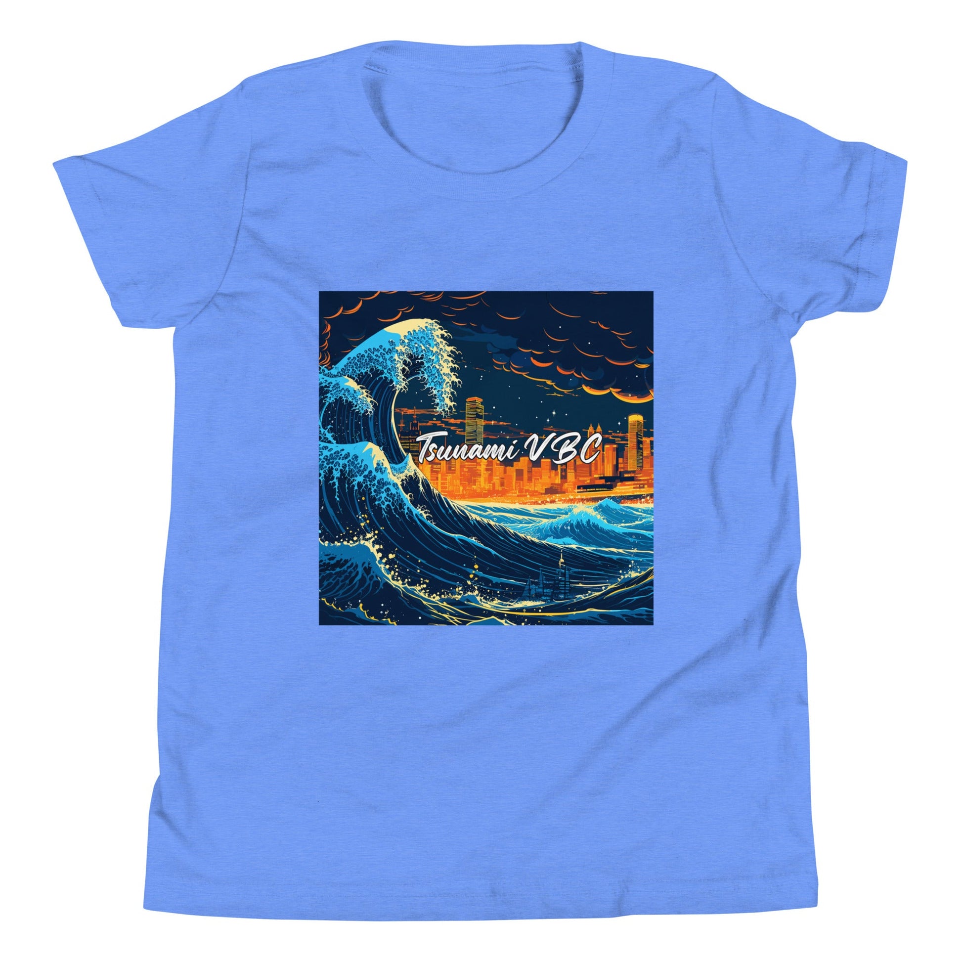 Performance | Youth T-Shirt | Tsunami Volleyball Club | Glow Tide Athletics Logo