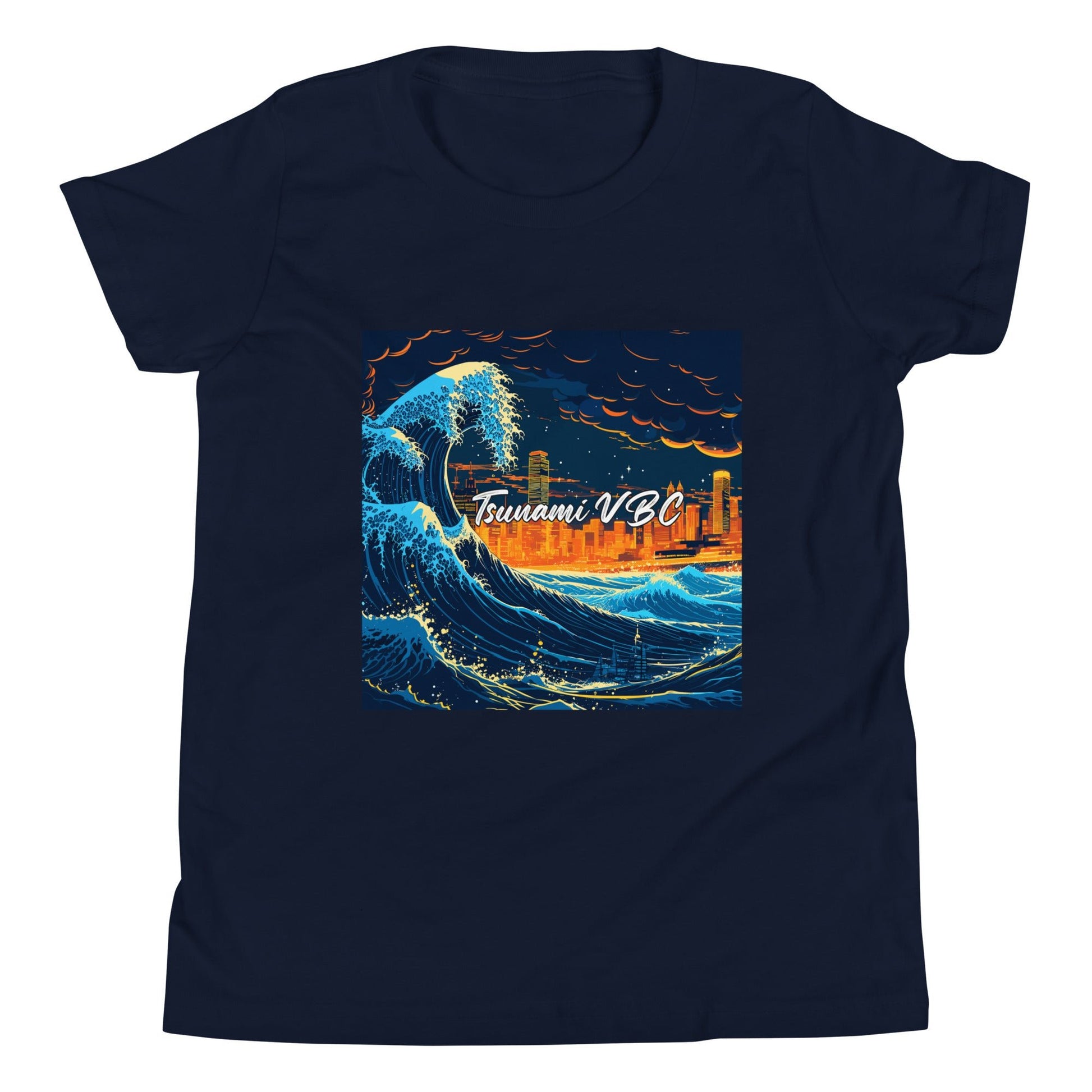Performance | Youth T-Shirt | Tsunami Volleyball Club | Glow Tide Athletics Logo
