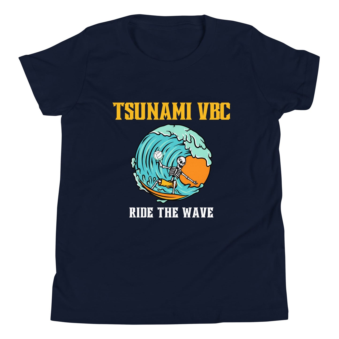Performance | Youth T-Shirt | Tsunami Volleyball Club | Surf Wave VBC Logo