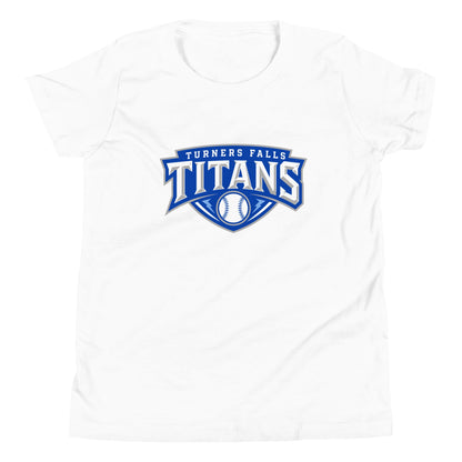 Performance | Youth T-Shirt | Turners Falls Titans | Titan Crest Logo