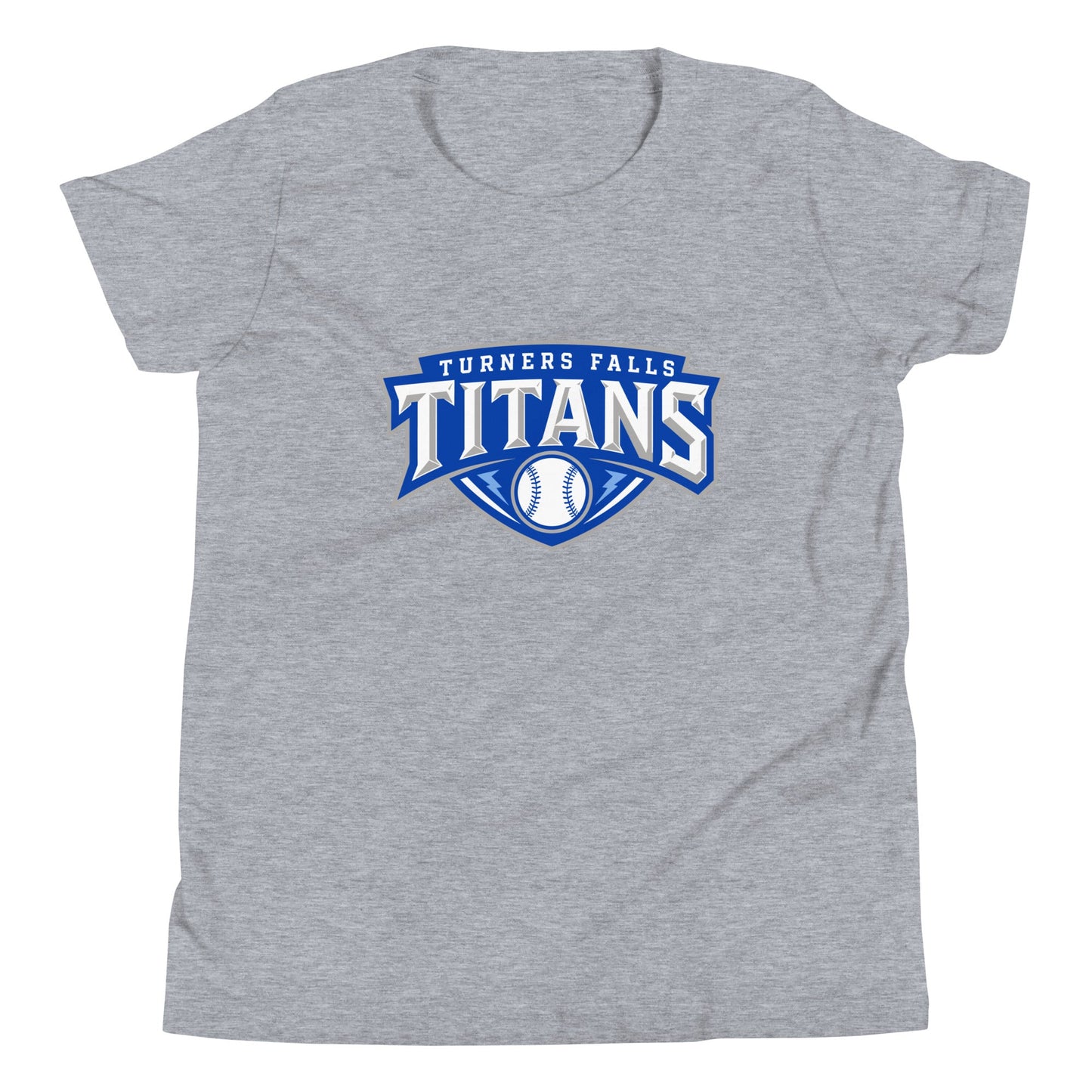 Performance | Youth T-Shirt | Turners Falls Titans | Titan Crest Logo