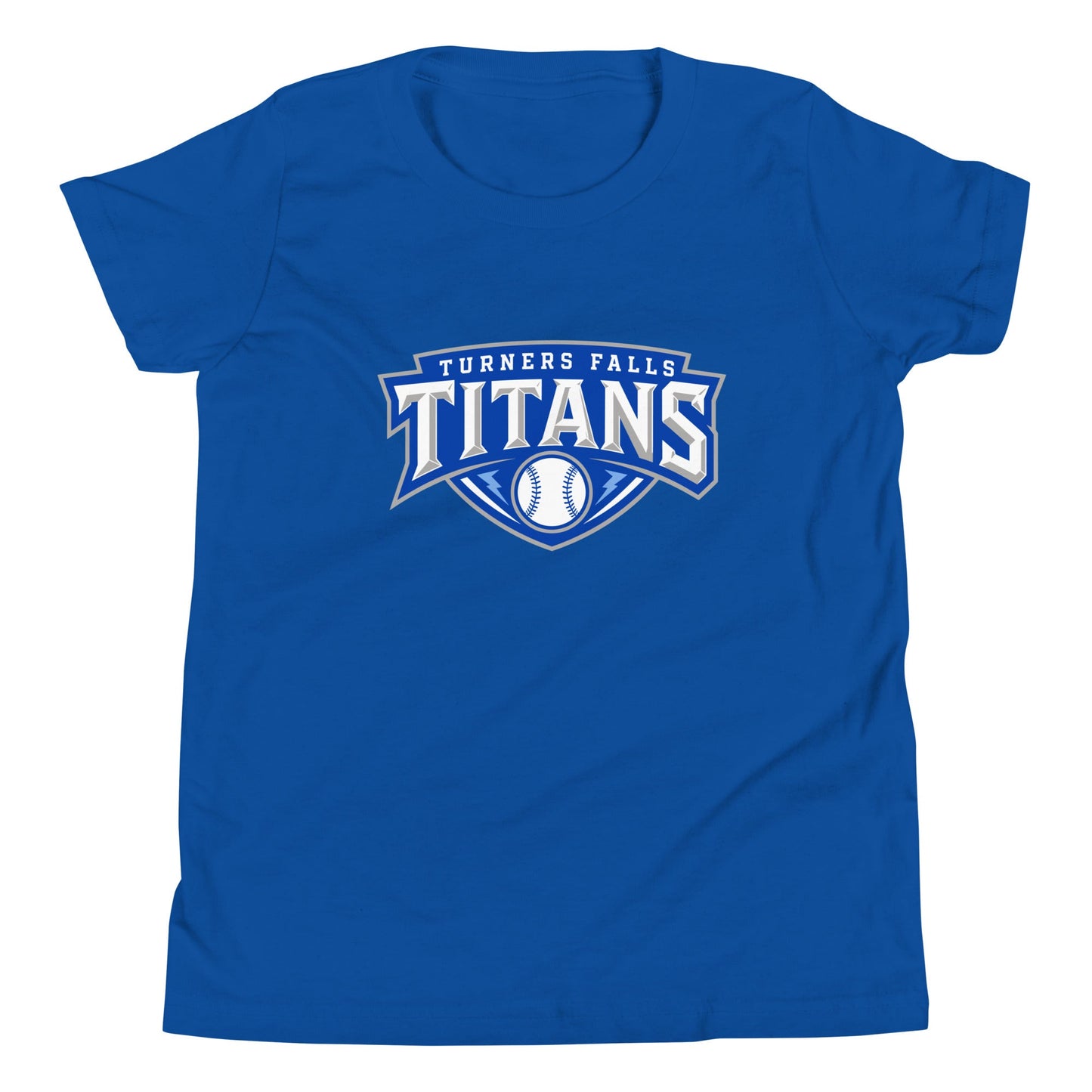 Performance | Youth T-Shirt | Turners Falls Titans | Titan Crest Logo