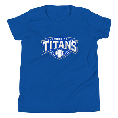 Performance | Youth T-Shirt | Turners Falls Titans | Titan Crest Logo