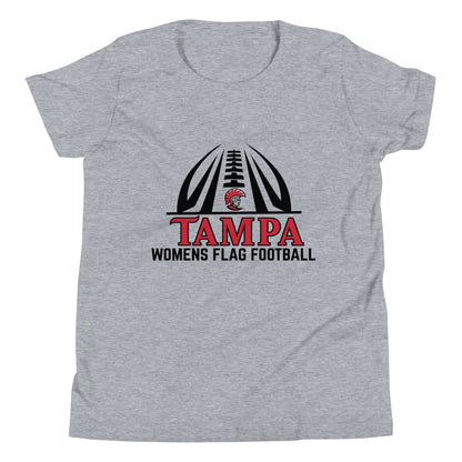 Performance | Youth T-Shirt | University of Tampa Women's Flag Football | Football Logo