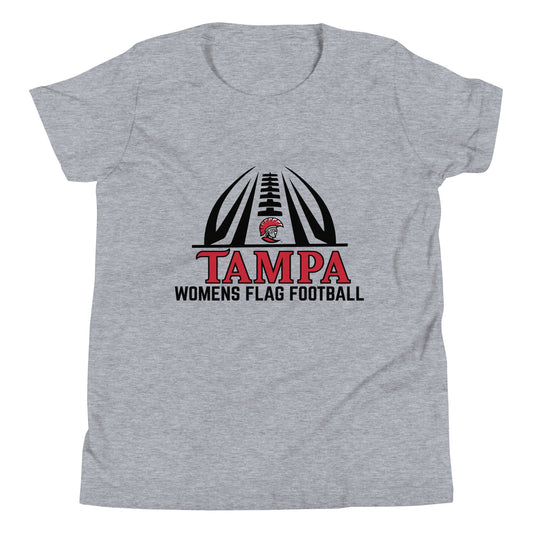 Performance | Youth T-Shirt | University of Tampa Women's Flag Football | Football Logo