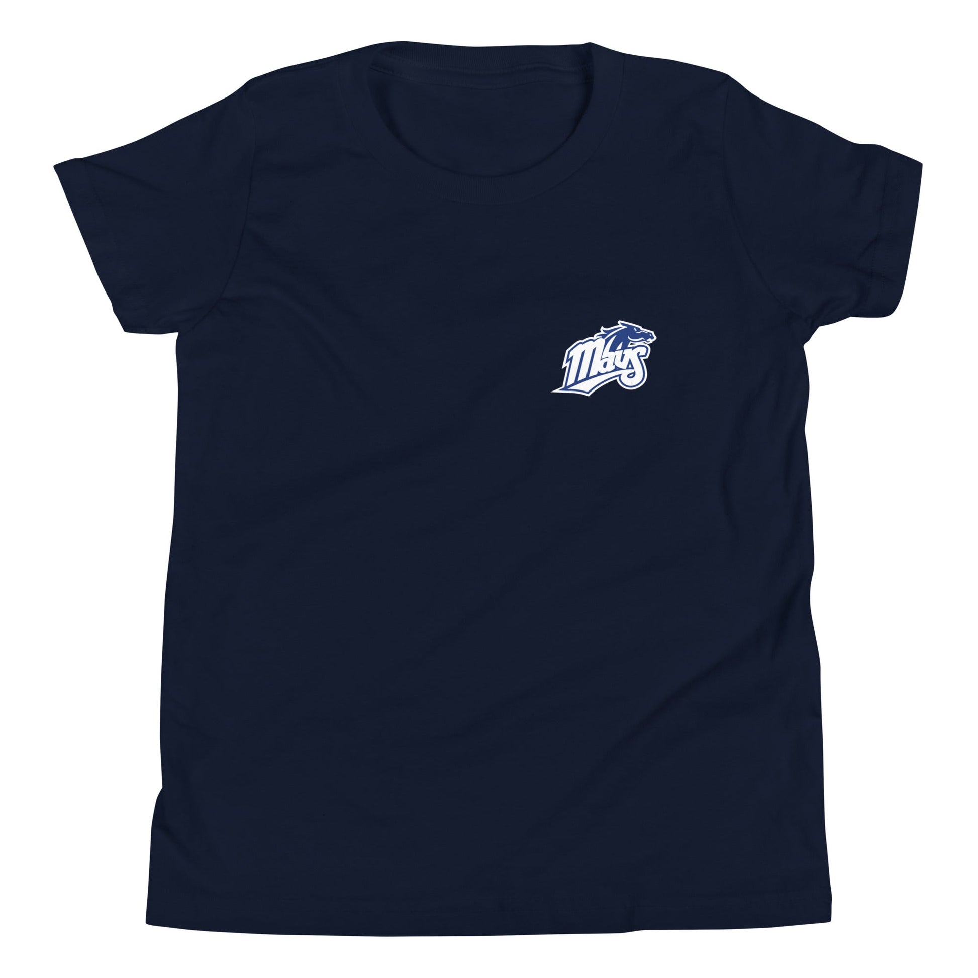 Performance | Youth T-Shirt | Upper Makefield Youth Baseball & Softball League | Blue Mavs Logo