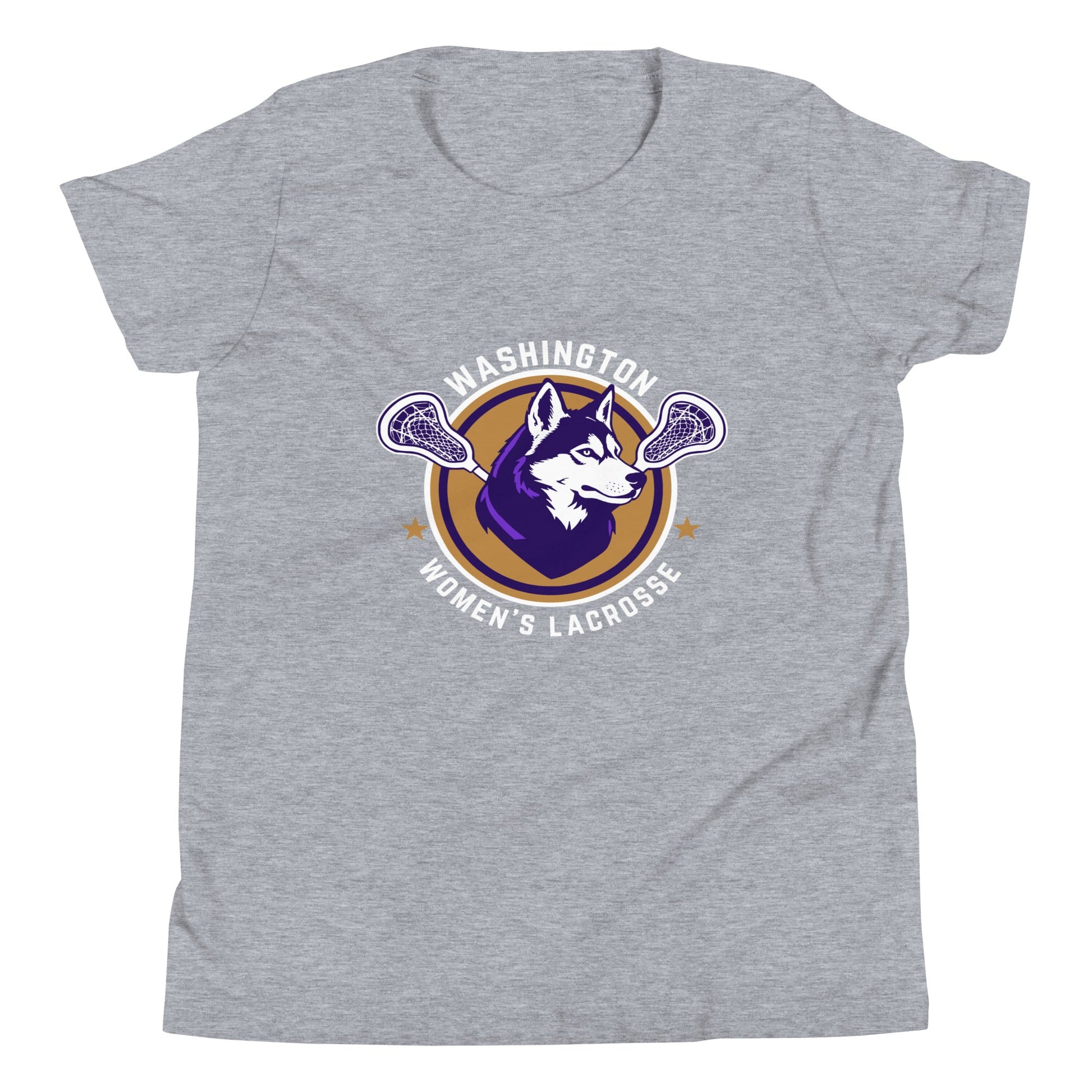 Performance | Youth T-Shirt | UW Women's Club Lacrosse | Badge Logo