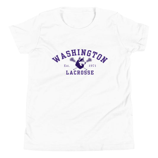 Performance | Youth T-Shirt | UW Women's Club Lacrosse | Washington Lacrosse Logo