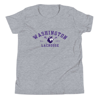 Performance | Youth T-Shirt | UW Women's Club Lacrosse | Washington Lacrosse Logo