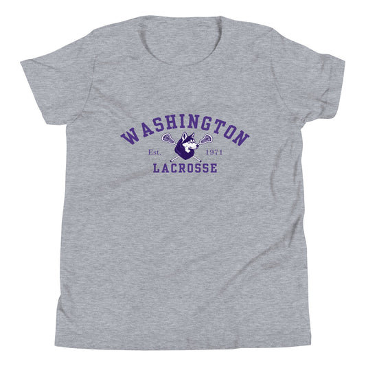 Performance | Youth T-Shirt | UW Women's Club Lacrosse | Washington Lacrosse Logo