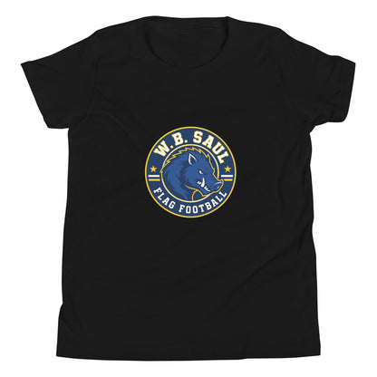 Performance | Youth T-Shirt | W.B.Saul Razorbacks | Badge Logo