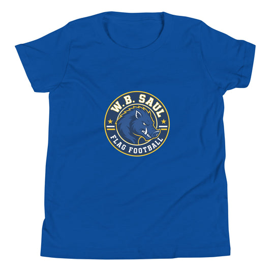 Performance | Youth T-Shirt | W.B.Saul Razorbacks | Badge Logo