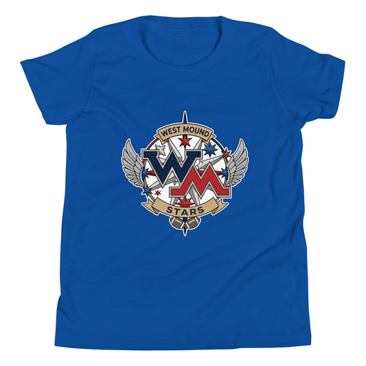 Performance | Youth T-Shirt | West Mound Stars | Crest Logo