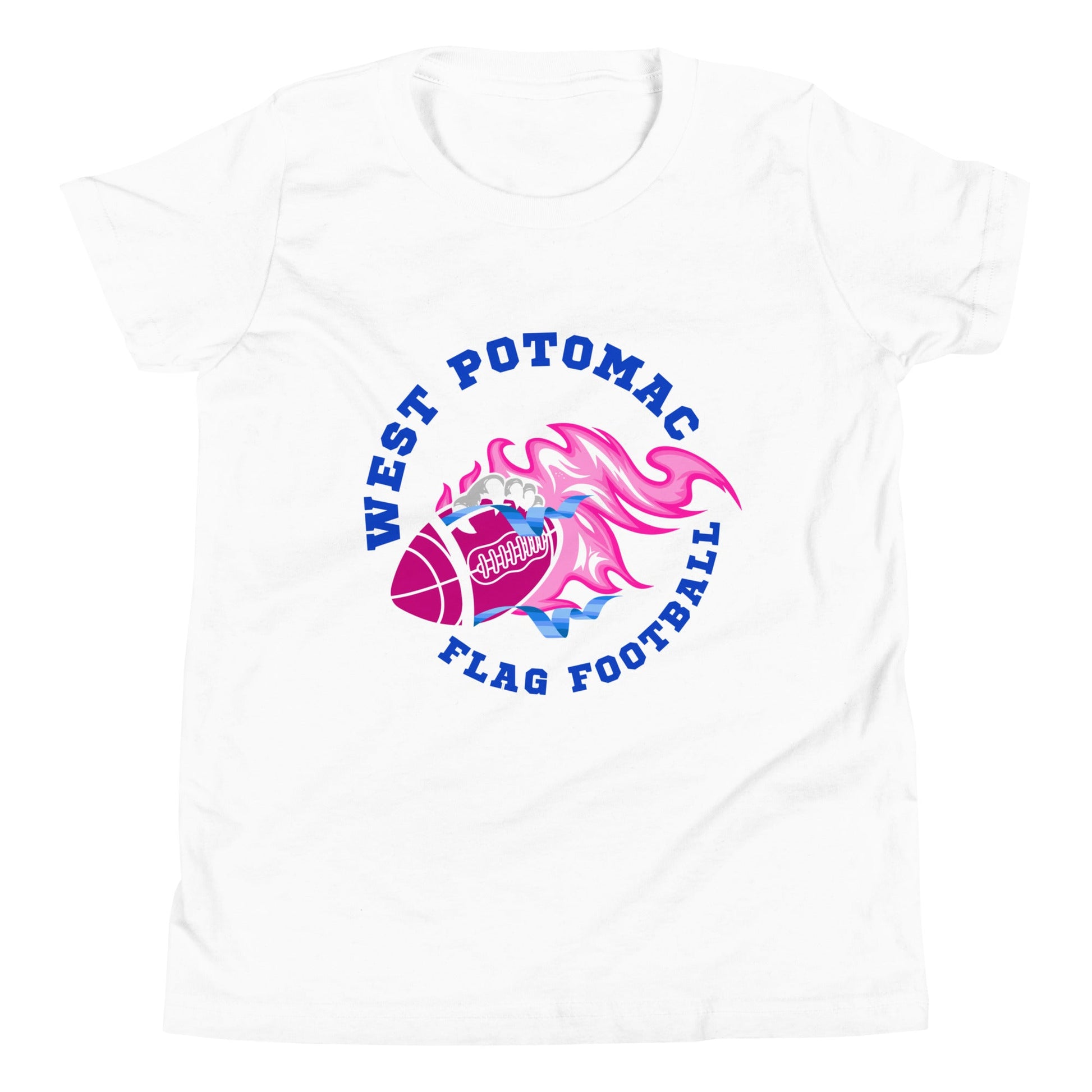 Performance | Youth T-Shirt | West Potomac Flag Football | Crest Logo