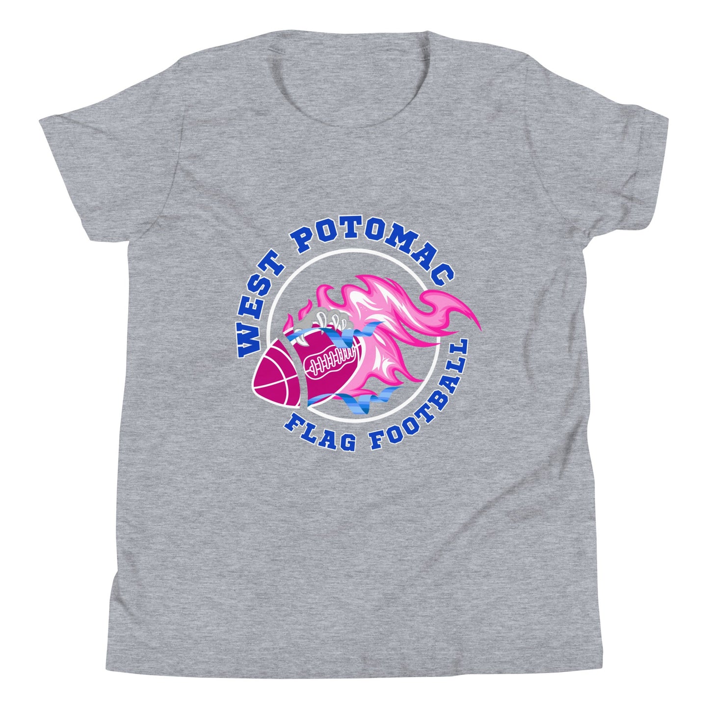 Performance | Youth T-Shirt | West Potomac Flag Football | Crest Logo
