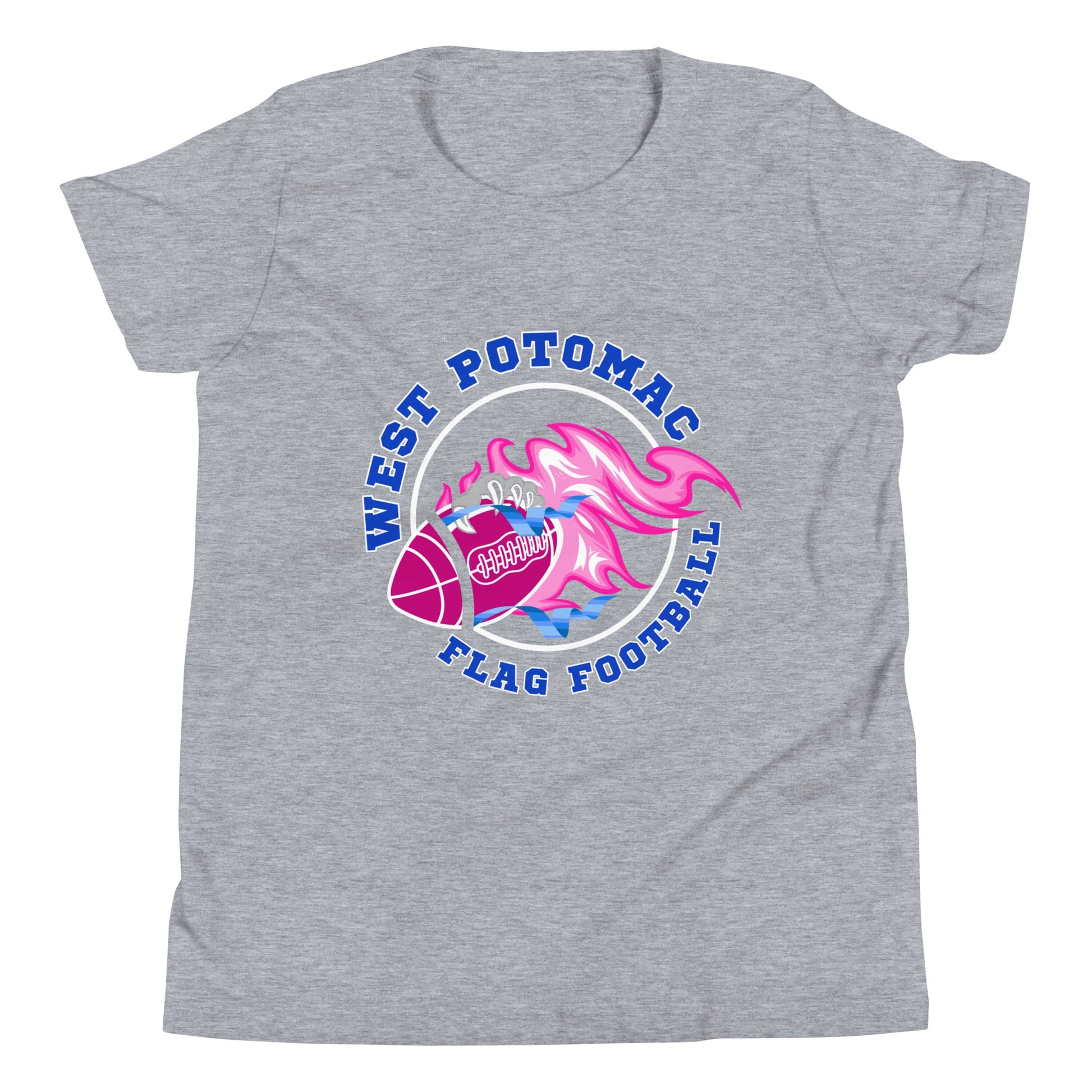 Performance | Youth T-Shirt | West Potomac Flag Football | Crest Logo