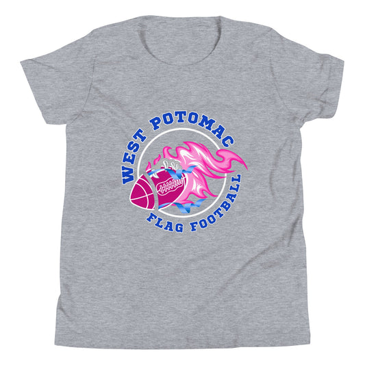 Performance | Youth T-Shirt | West Potomac Flag Football | Crest Logo
