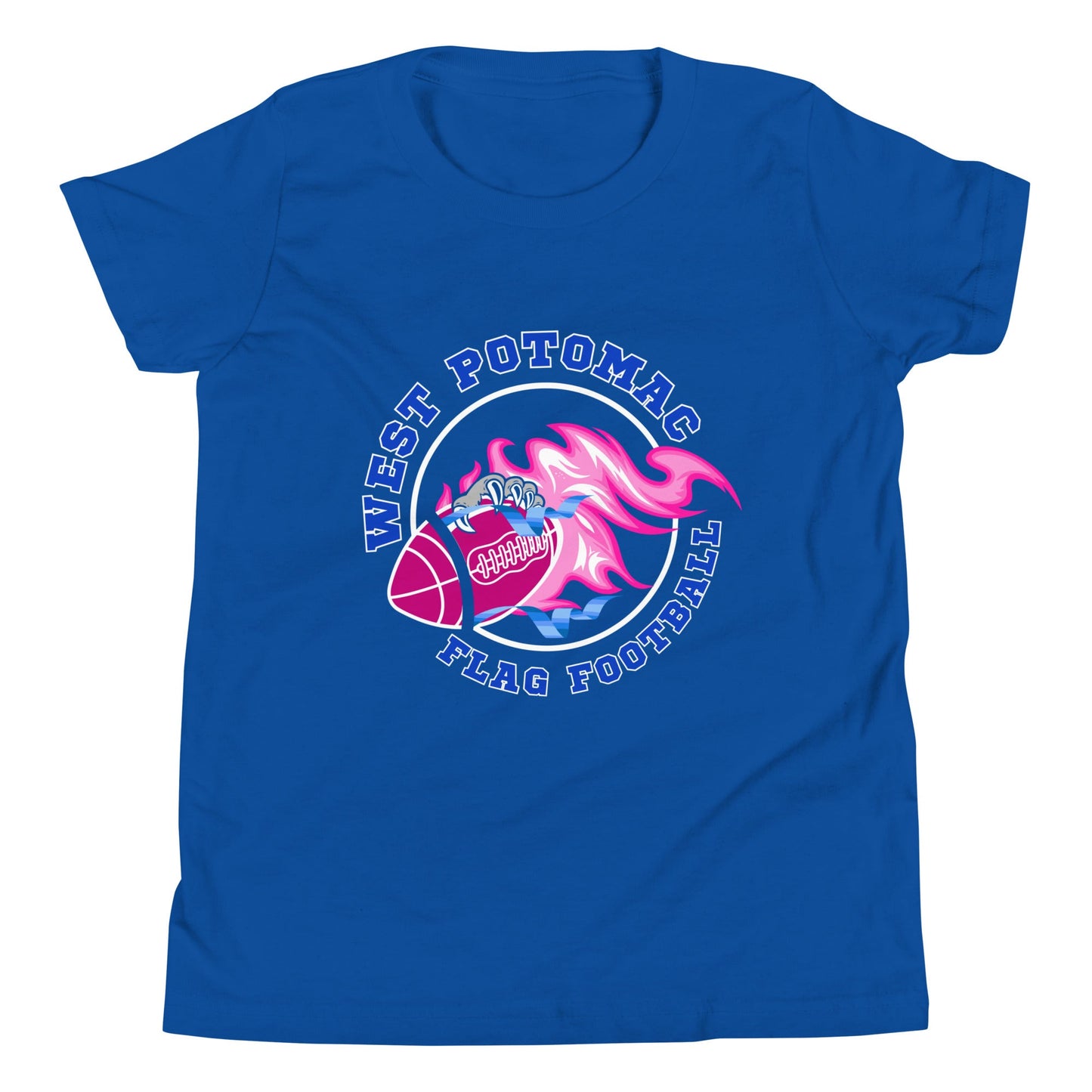 Performance | Youth T-Shirt | West Potomac Flag Football | Crest Logo