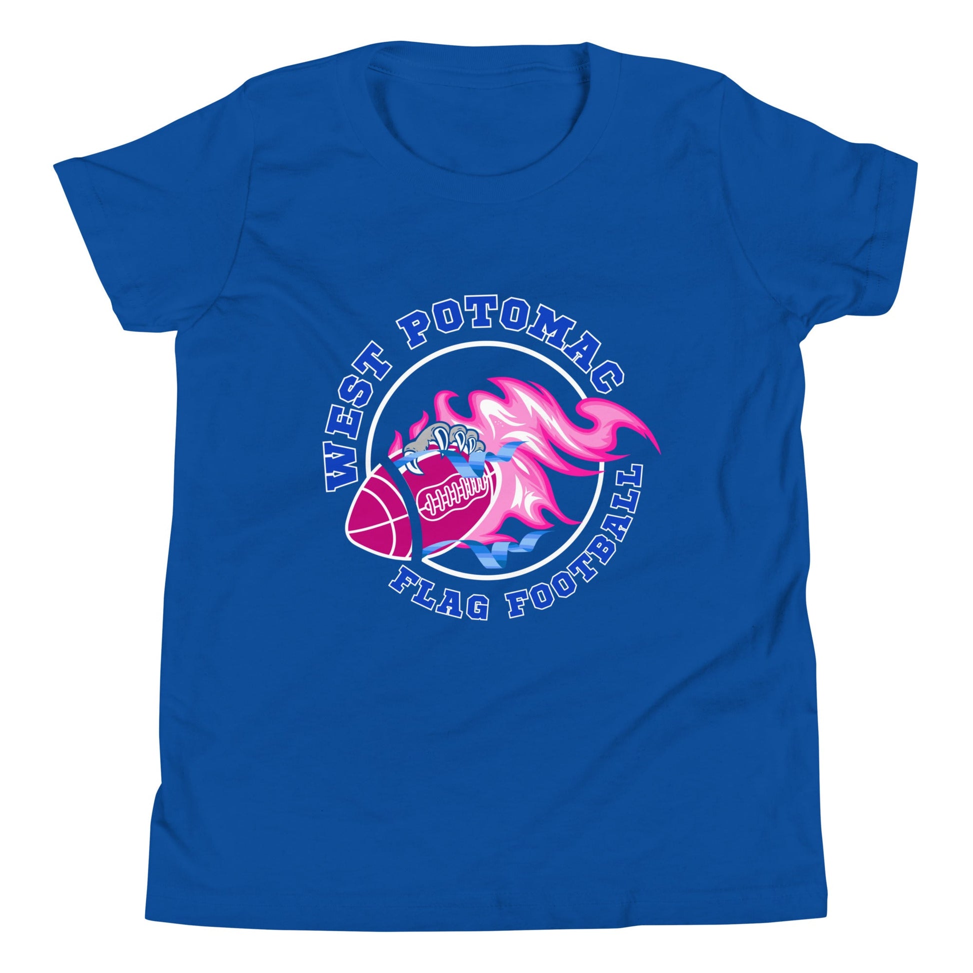 Performance | Youth T-Shirt | West Potomac Flag Football | Crest Logo