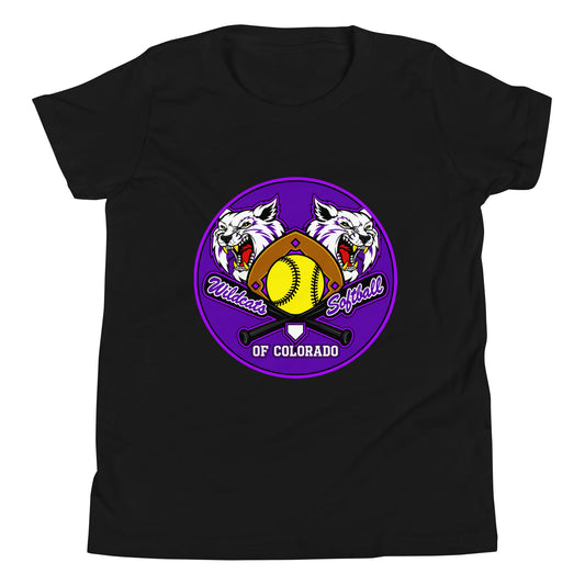 Performance | Youth T-Shirt | Wildcats Softball | Badge Logo