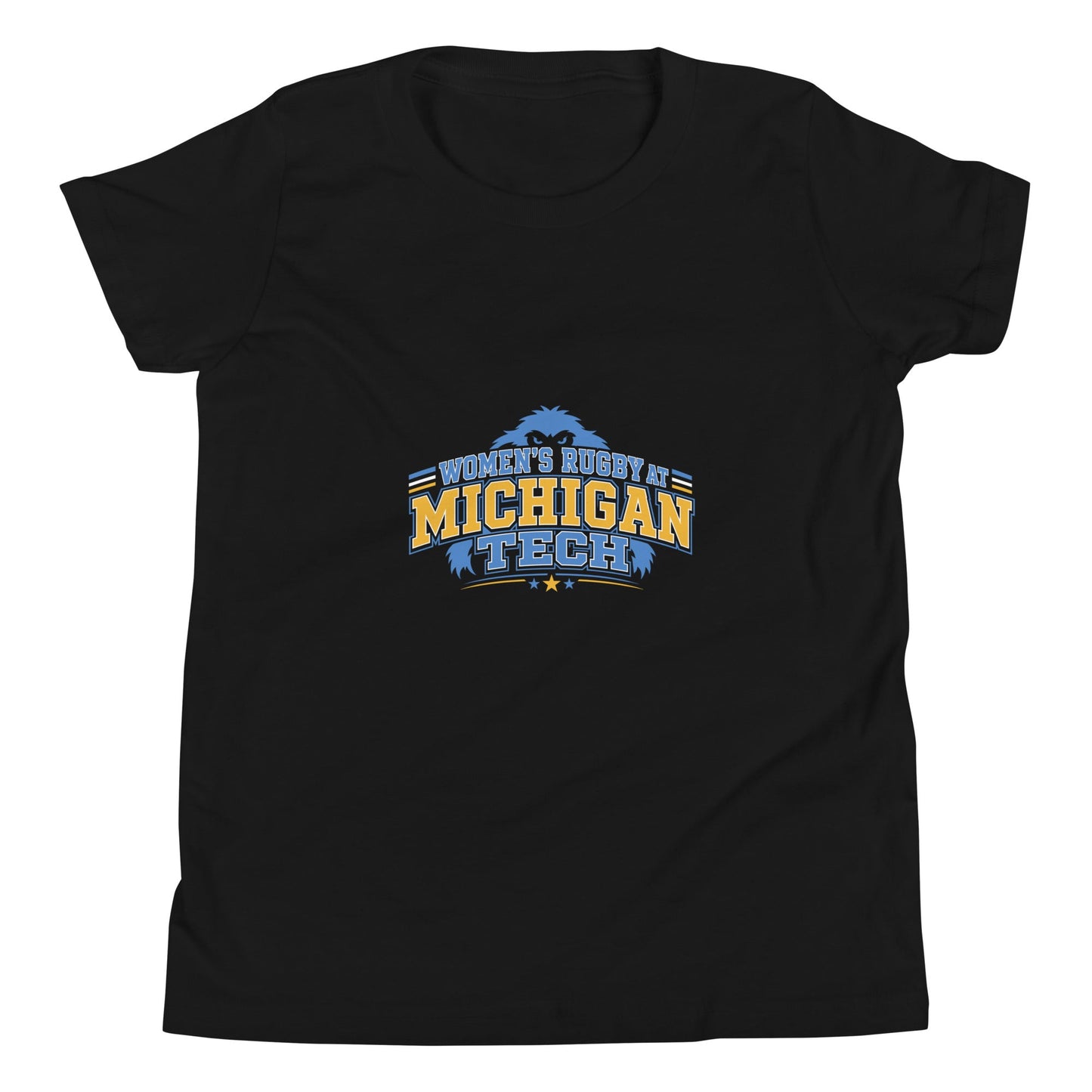 Performance | Youth T-Shirt | Women’s Rugby at Michigan Tech | Varsity Crest Logo