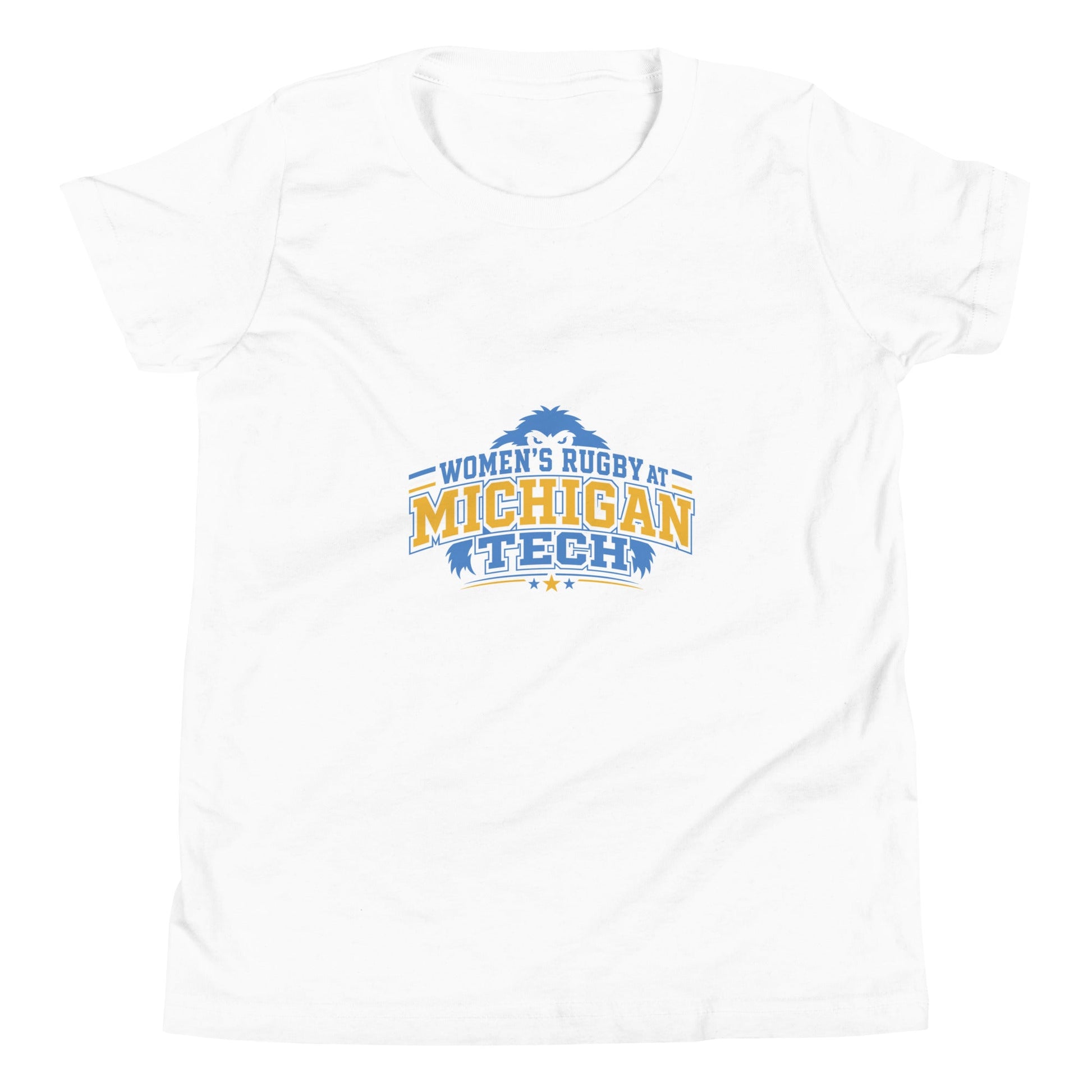 Performance | Youth T-Shirt | Women’s Rugby at Michigan Tech | Varsity Crest Logo