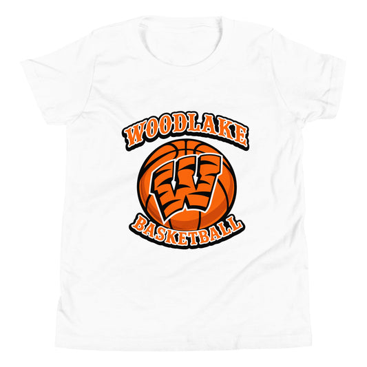 Performance | Youth T-Shirt | Woodlake Boys Basketball | Athletics Logo