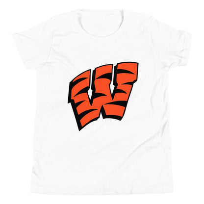Performance | Youth T-Shirt | Woodlake Boys Basketball | W Crest Logo