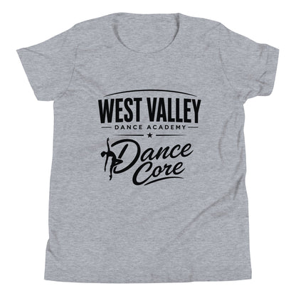 Performance | Youth T-Shirt | WVDA Dance Core | Emblem Logo