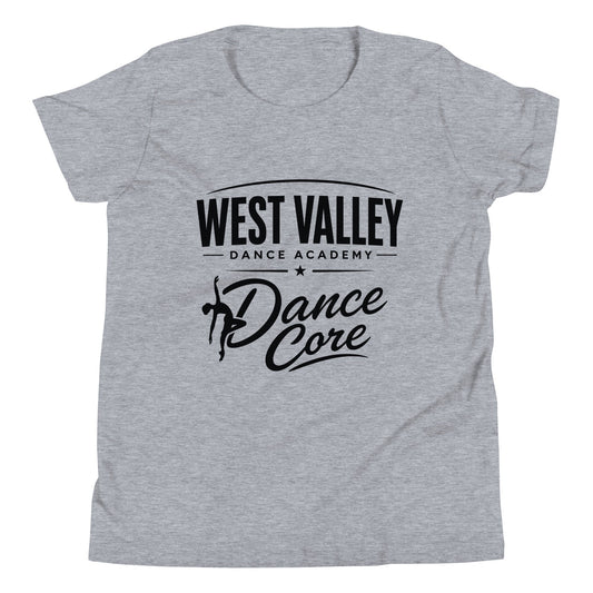 Performance | Youth T-Shirt | WVDA Dance Core | Emblem Logo