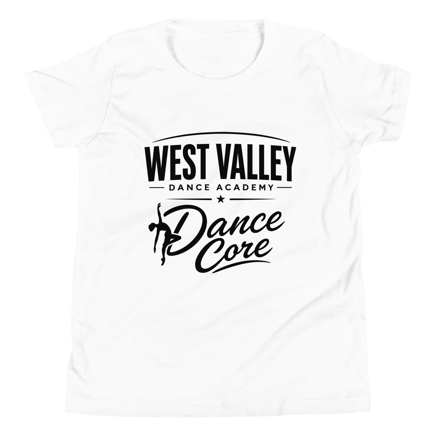 Performance | Youth T-Shirt | WVDA Dance Core | Emblem Logo