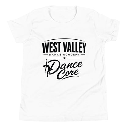 Performance | Youth T-Shirt | WVDA Dance Core | Emblem Logo
