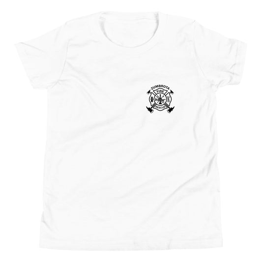 Performance | Youth T-Shirt | Zumbrota Fire Department | Badge Logo