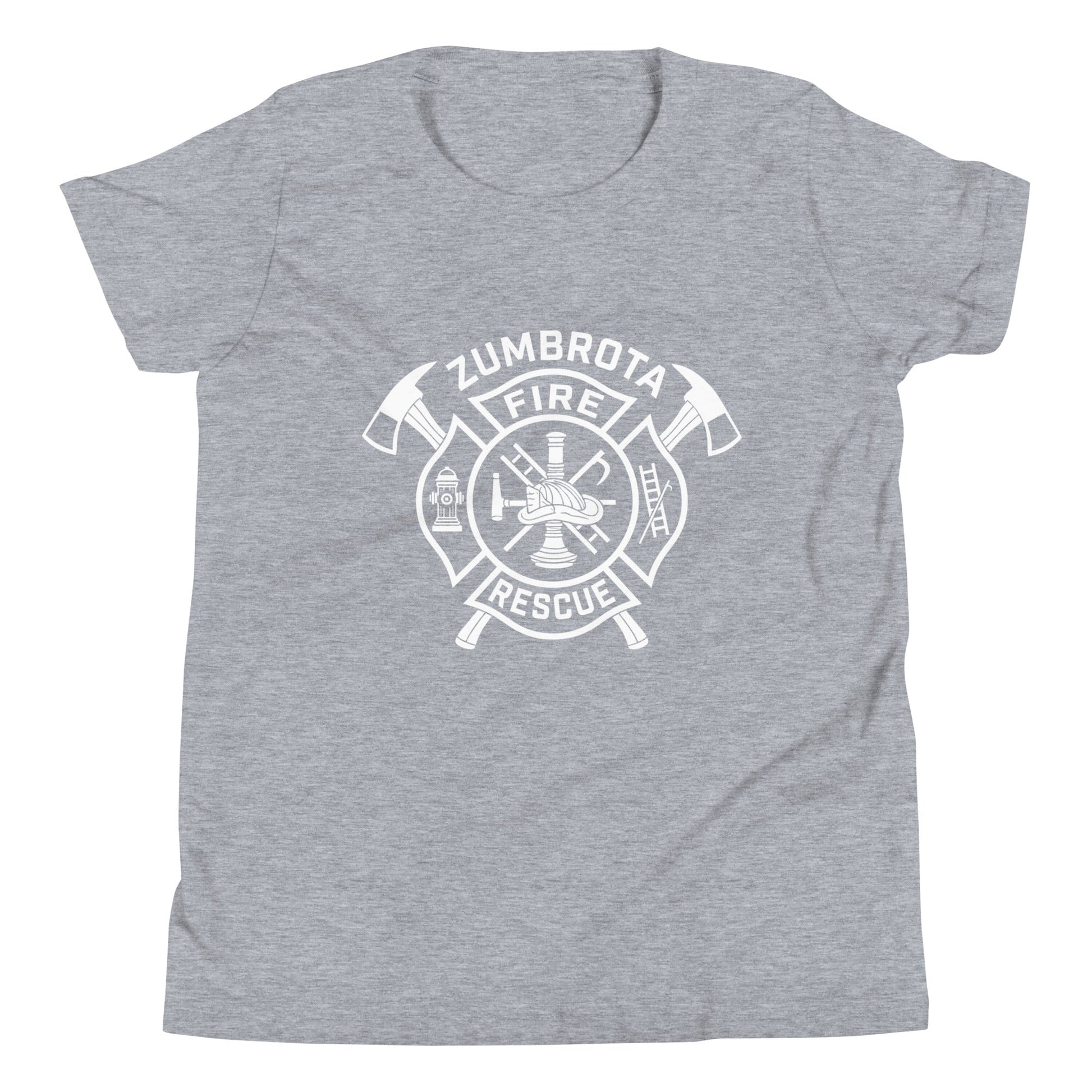 Performance | Youth T-Shirt | Zumbrota Fire Department | Crest Logo